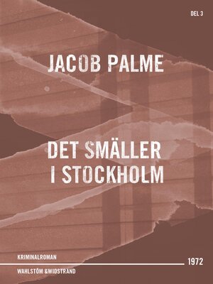 cover image of Det smäller i Stockholm
